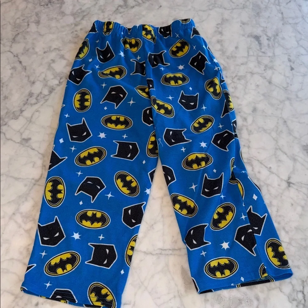 Carter's Kids Pajama Dinosaur Festive & Batman Bottoms Bundle  5/6Y